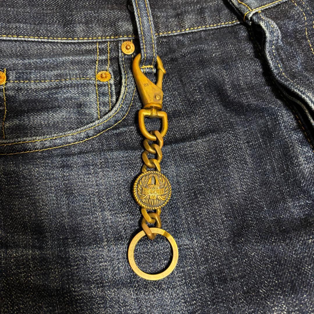 小物 calee concho key ring brass