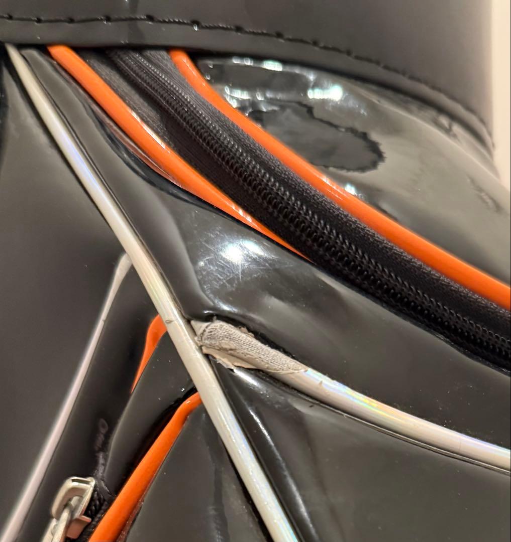 【希少・入手困難】 レザックス ジャイアンツ ゴルフ キャディバッグ エナメル