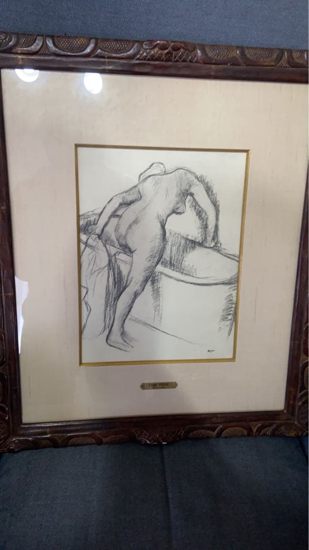 エドガードガ　リトグラフ