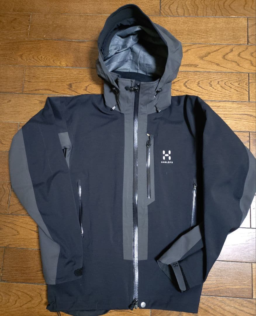 HAGLÖFS GORE-TEX ブラックジャケット S