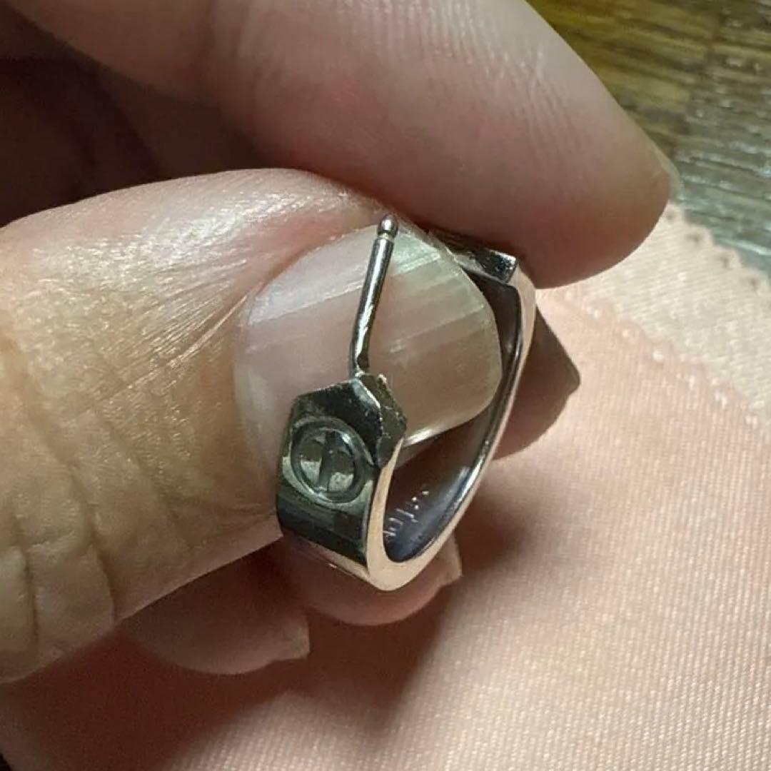 【しの】カルティエ ラブ フープ ピアス 片耳　ロックキャッチ付き！