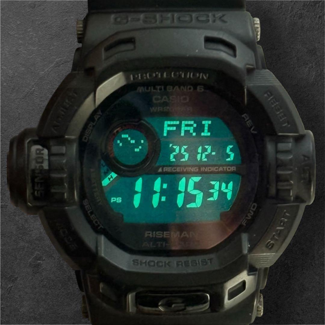 【レア】 G-SHOCK ライズマン 反転液晶 ブラック タフソーラー y2k