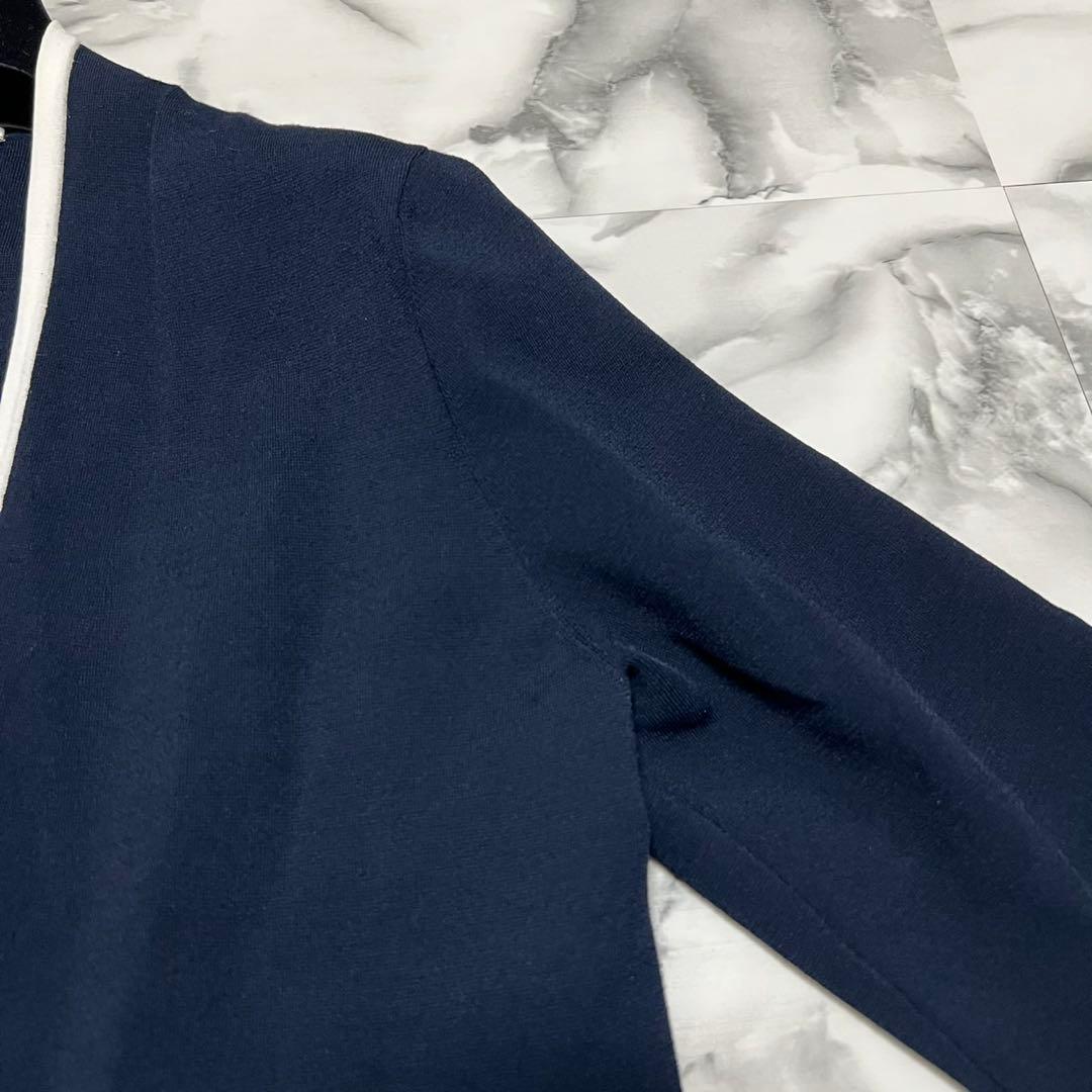 【美品】マックスマーラ　アンサンブル　白タグ　半袖ニット　カーディガン　L