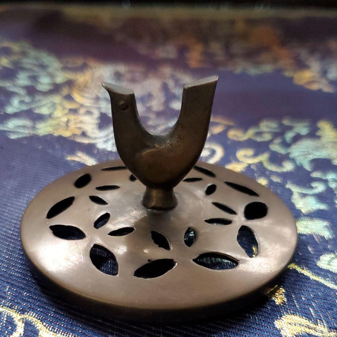 銅器 香炉 七宝透かし(*ˊ˘ˋ*)。♪:*°