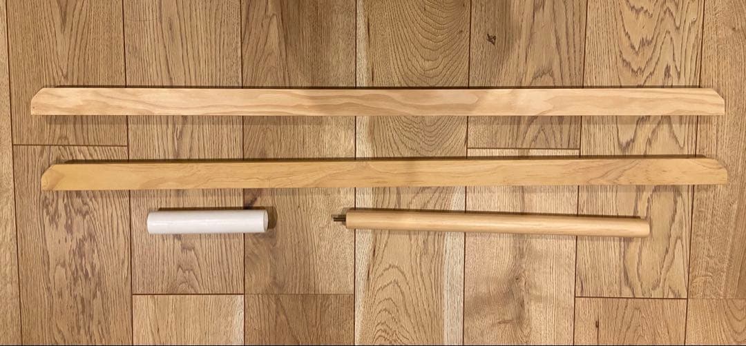 そいねーる＋ロング マットレス付き ナチュラル　ベビーベッド キャスター付き