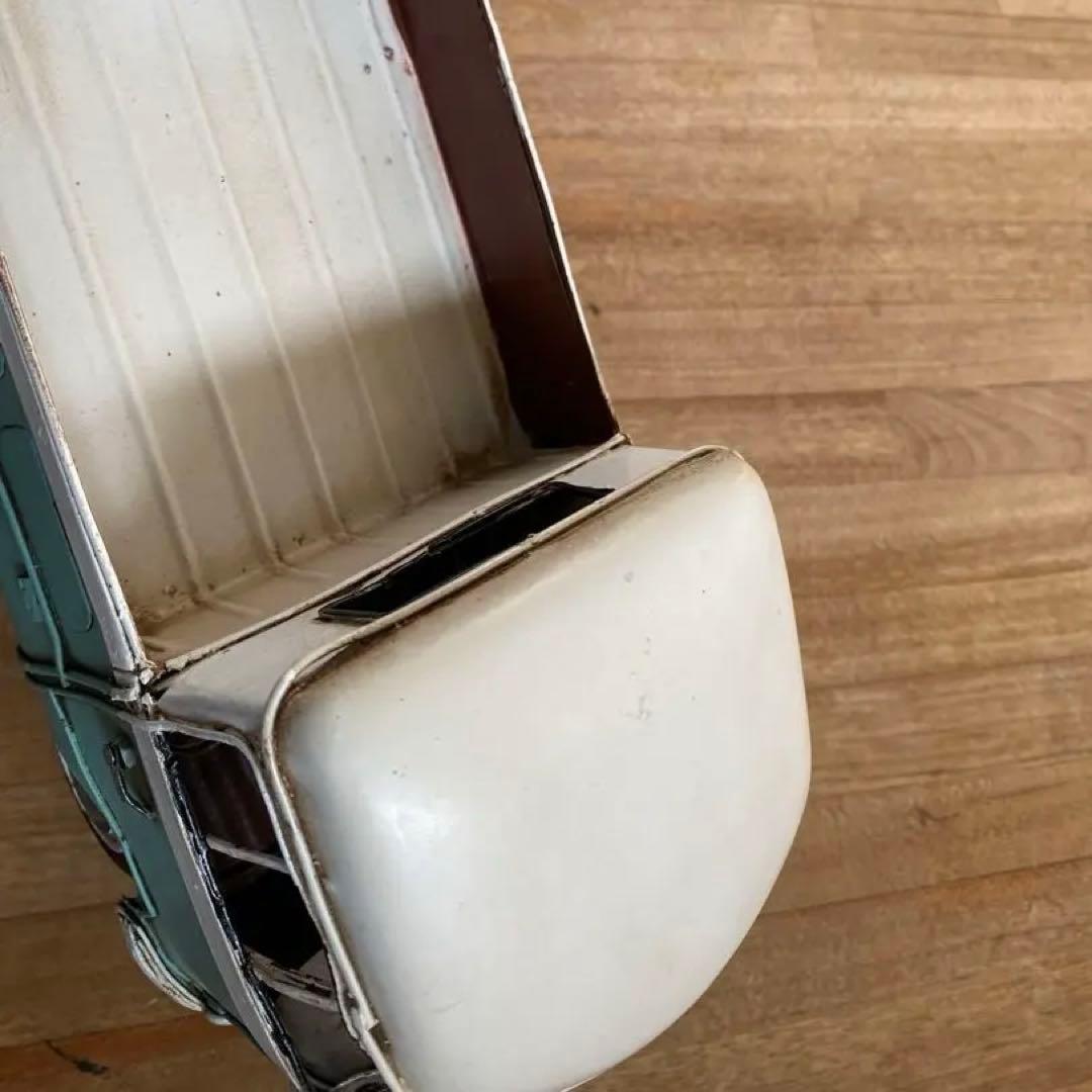 ワーゲンバス風 ブリキ製 ミニカー インテリア雑貨　①