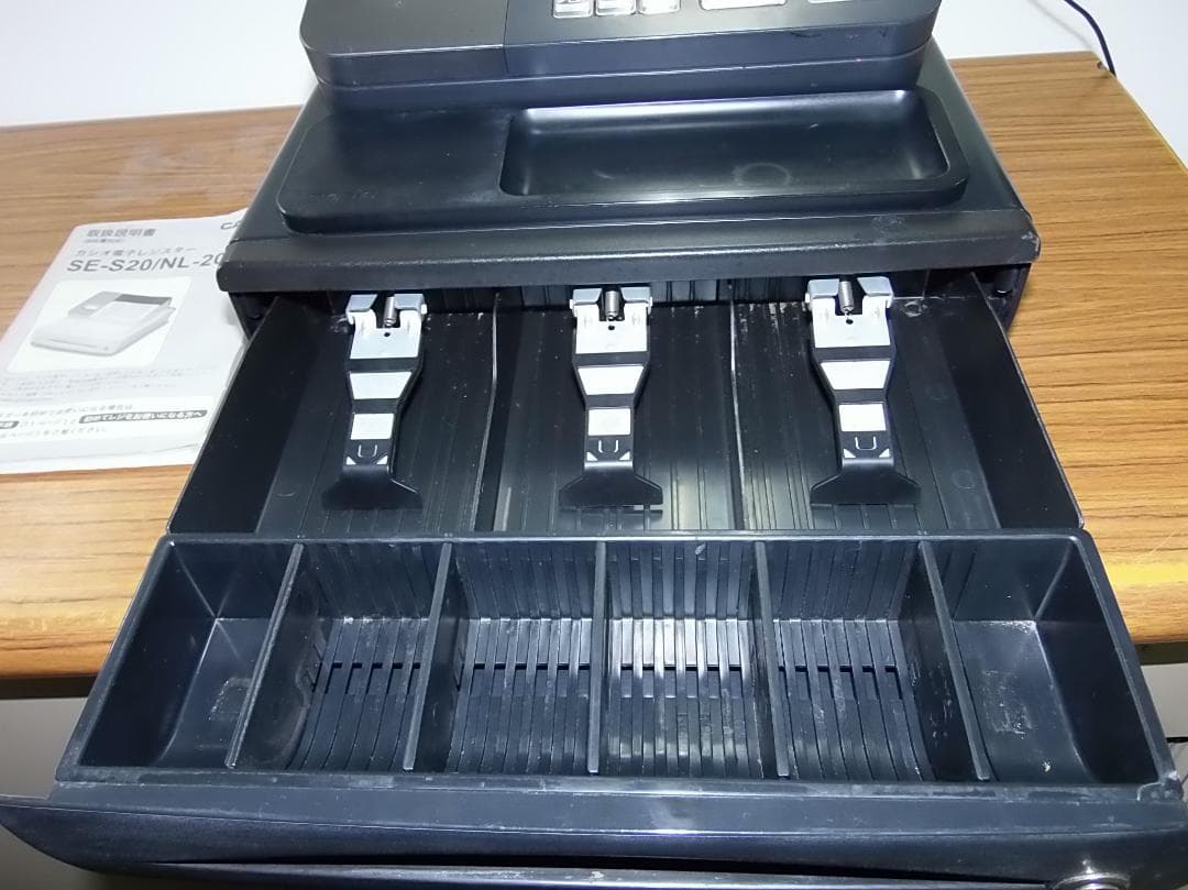 NL-200 簡単レジ CASIO 横型領収 レジスター 8部門 2505518