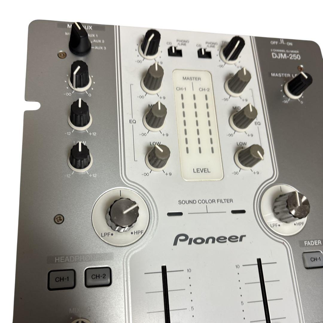 【廃盤】【美品】パイオニア DJM-250 2チャンネル DJミキサー