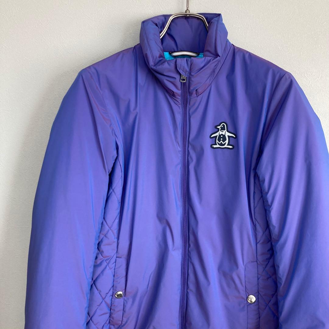 紫 マンシングウェア Munsingwearダウンジャケットサイズ Ｌレディース