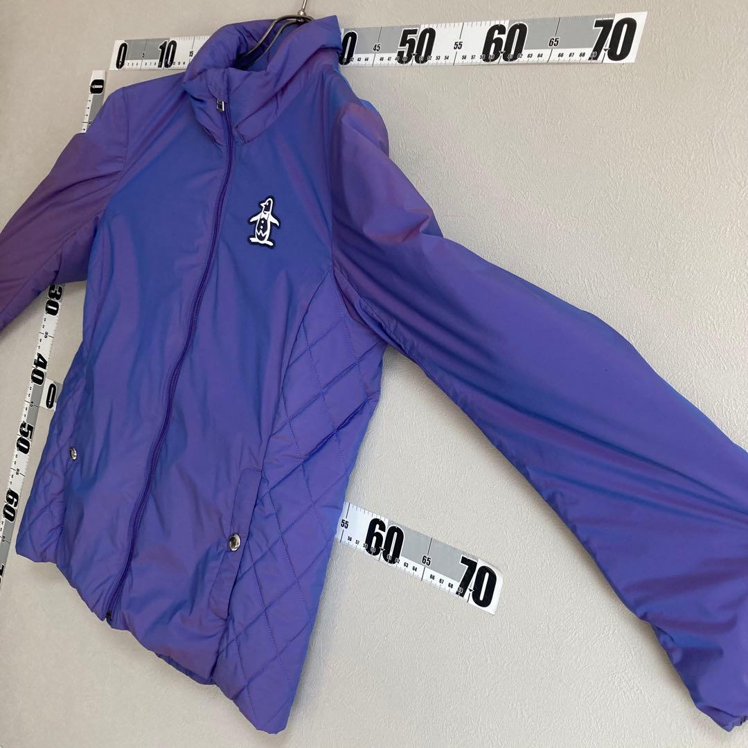 紫 マンシングウェア Munsingwearダウンジャケットサイズ Ｌレディース