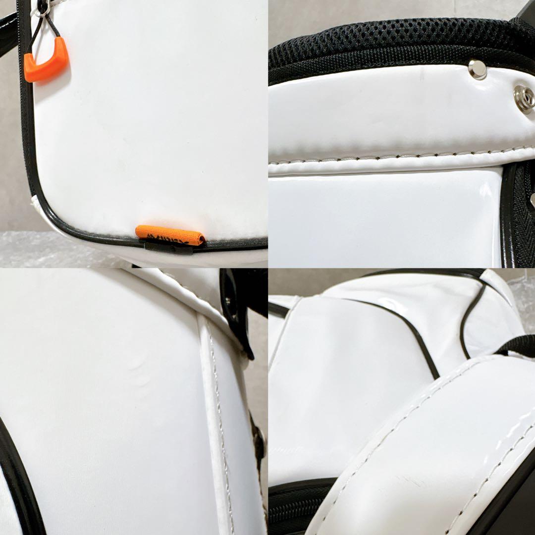 未使用 アビレックス AVIREX ゴルフ キャディバッグ 白 軽量 カード型