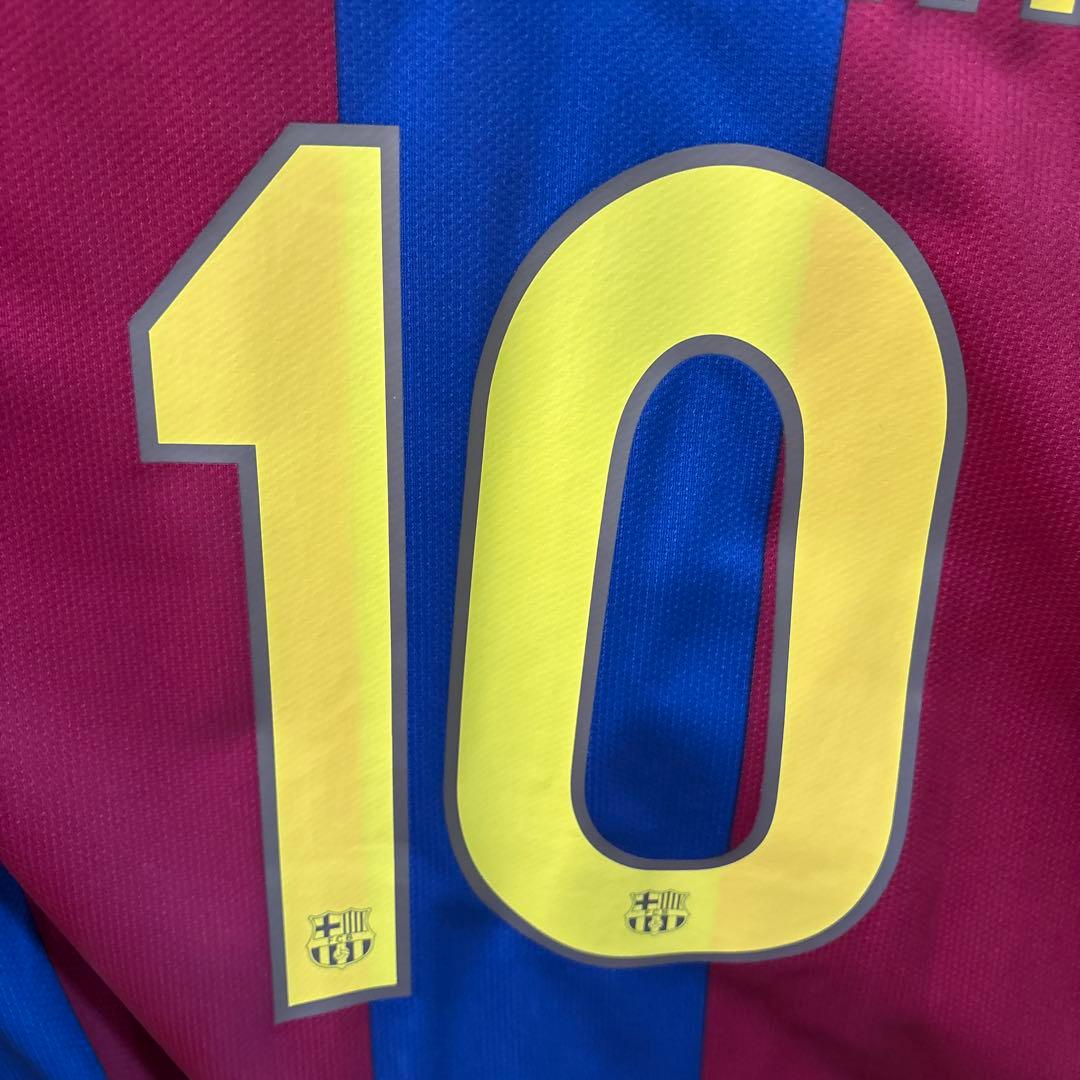 サッカー　ユニフォーム　FCバルセロナ 07-08 リーガ仕様　タグ付