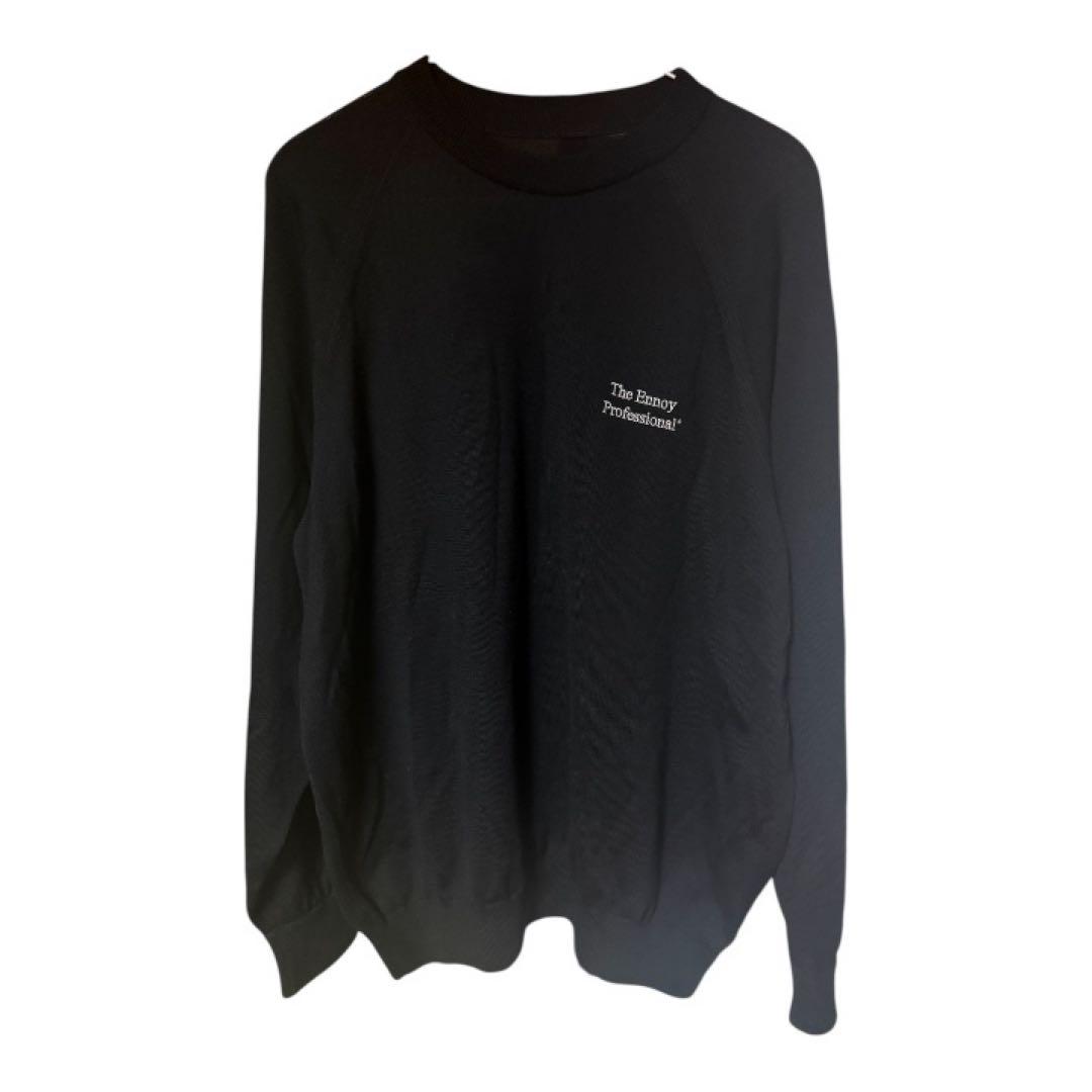 マ*ー様 ENNOY MERINO WOOL SWEATER (BLACK)【X