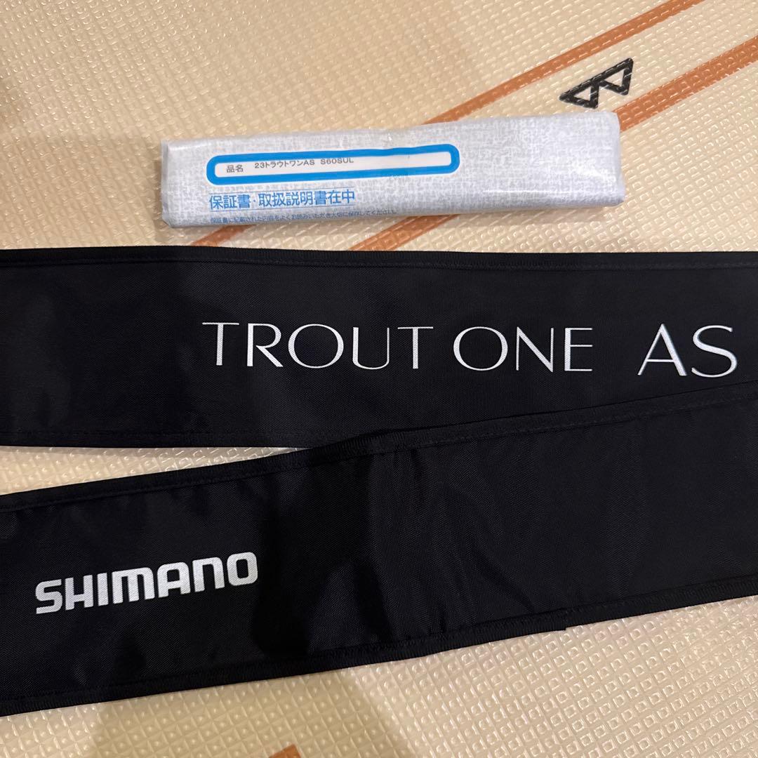 23 トラウトワン　as s60sul ロッド　エリアトラウト　シマノ　管釣り