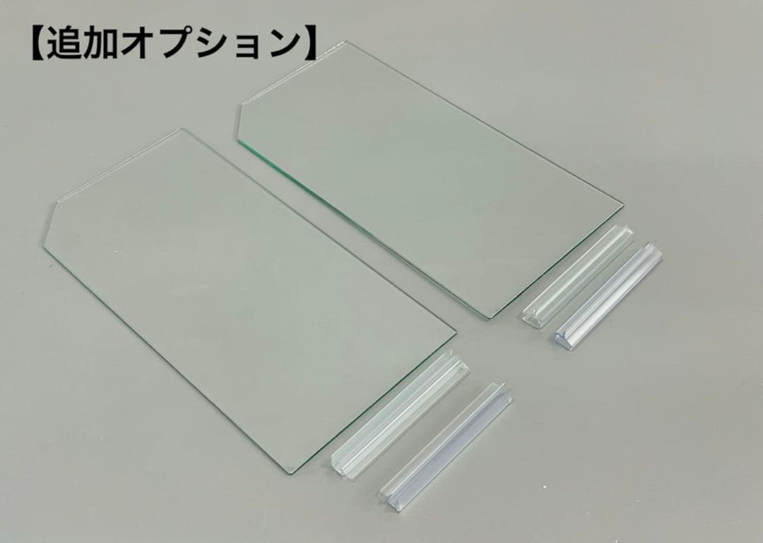 600×450×450オールガラスオーバーフロー水槽 ブラックシリコン