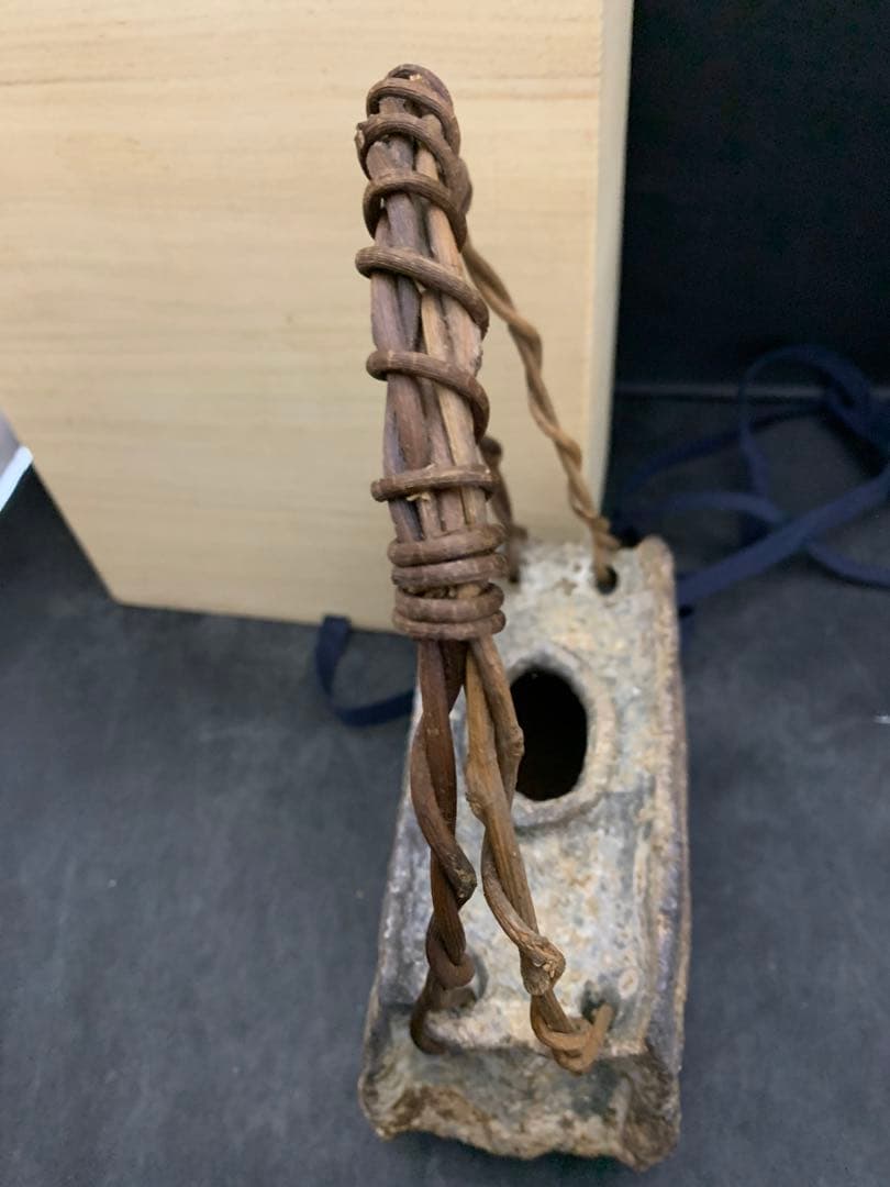 力窯　水垣力　扁壷　花器　花入　土味　栞共箱