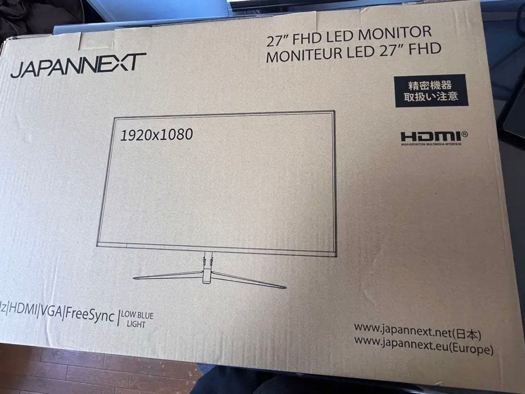 JAPANNEXT 27インチ モニター JN-V27FLFHD