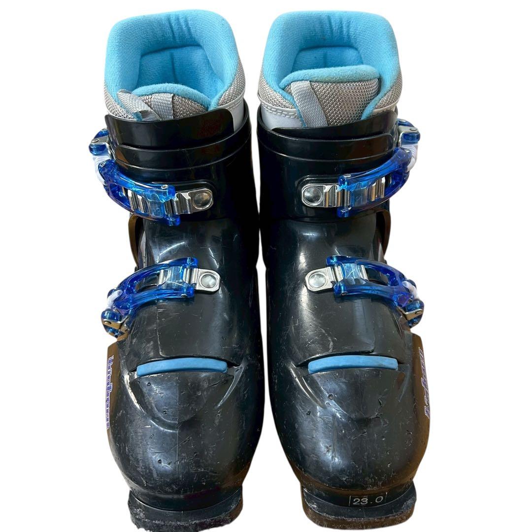 ② ジュニアスキー3点セット 板130cm/靴23cm/ストック105cm子供用