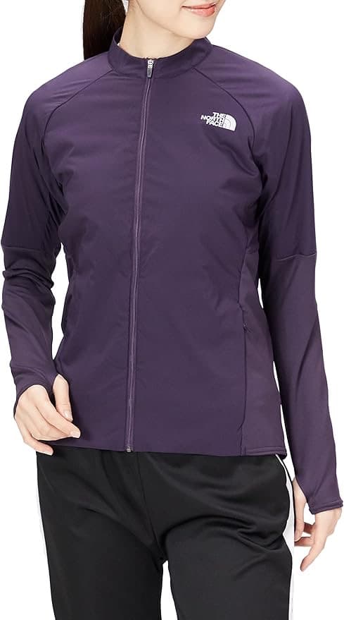 新品 S 紫 ノースフェイス ホワイト ライト ジャケット ブルゾン ランニング