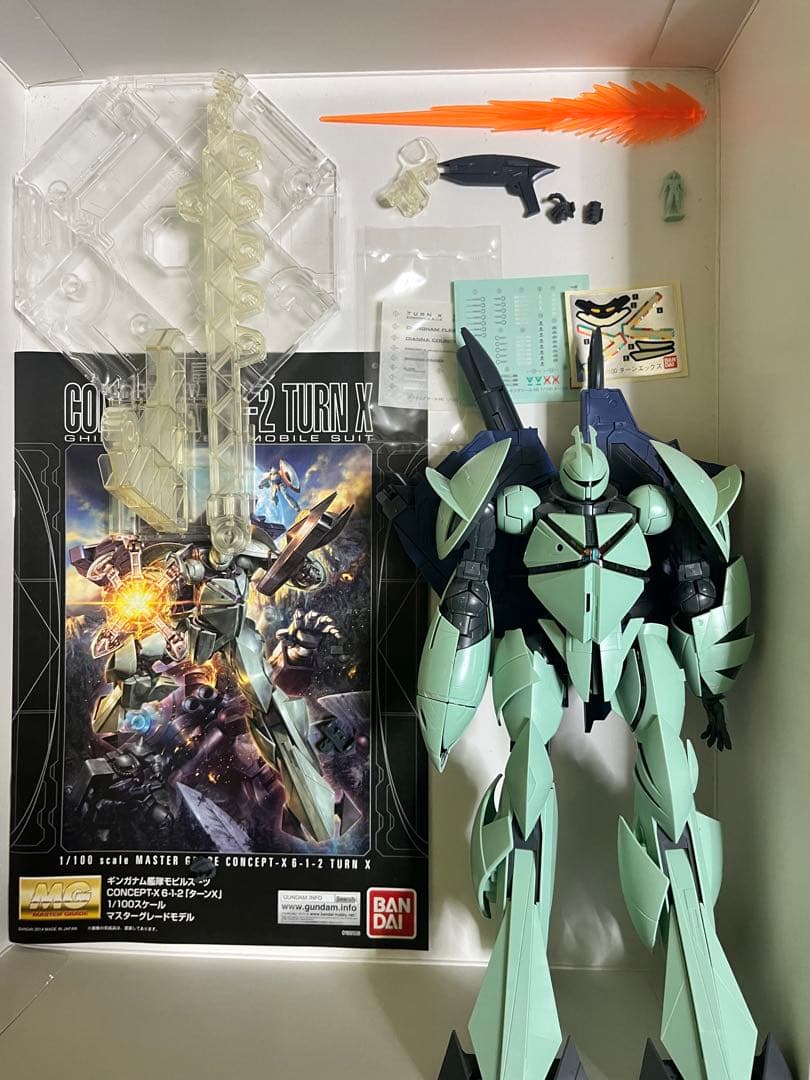 【素組・完成品】MG ターンエックス