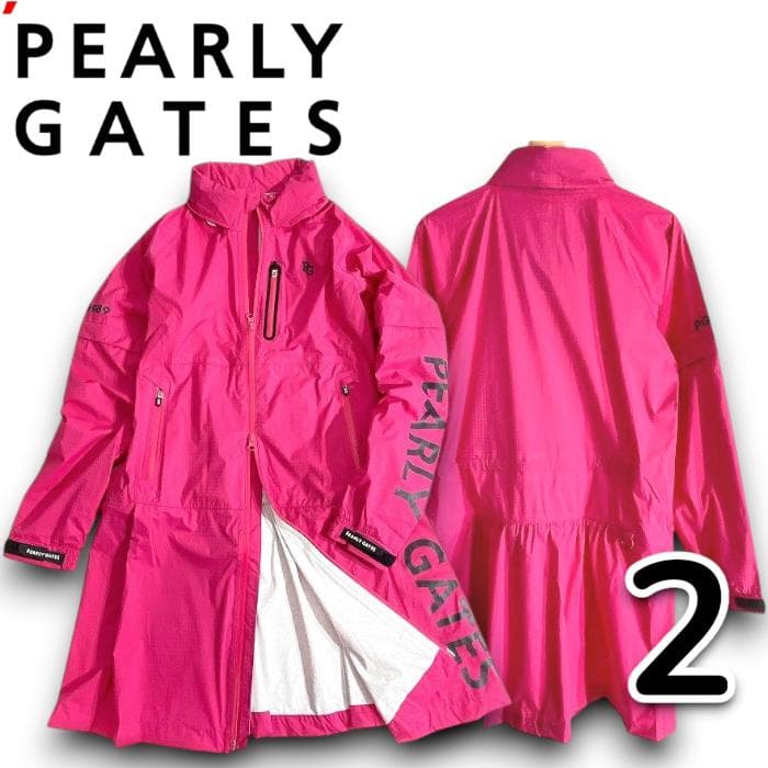 パーリーゲイツ ゴルフ 撥水×防風 ストレッチ レインウェア ウェア 2