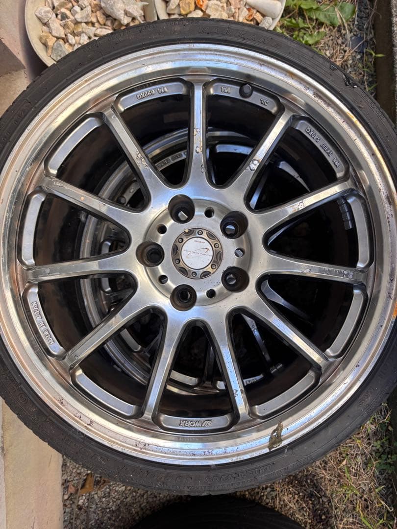 あ*お様 work emotion 11R 18インチ 7.5J +38 114