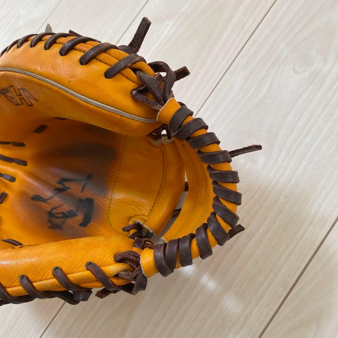 HATAKEYAMA K-M9JY 硬式野球キャッチーミット　オレンジ