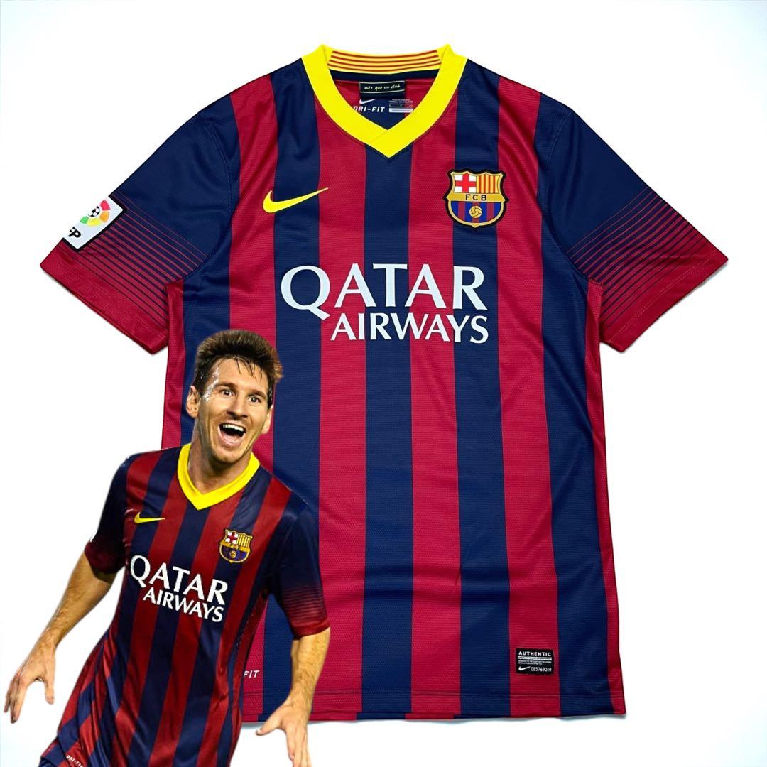 【美品】13/14 FCバルセロナ #10 メッシ ユニフォーム ホーム S