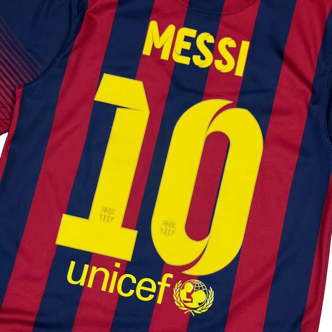 【美品】13/14 FCバルセロナ #10 メッシ ユニフォーム ホーム S