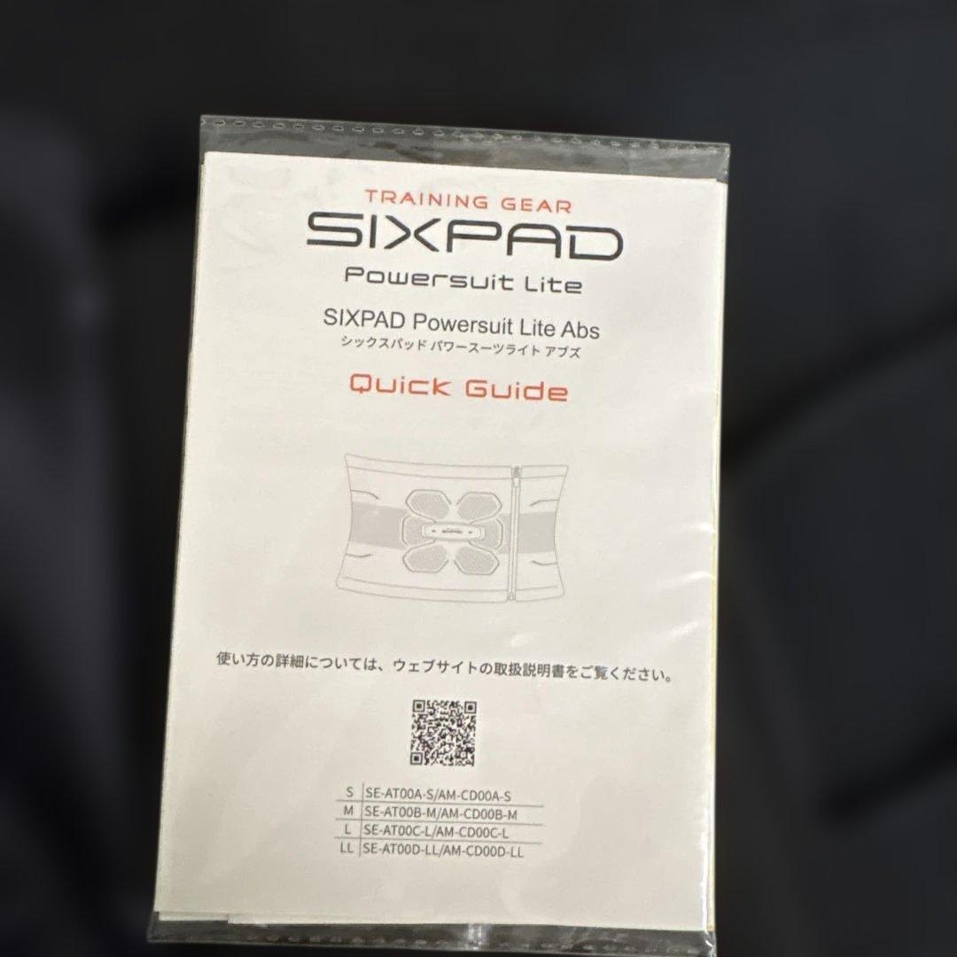 SIXPAD Powersuit Lite Abs Sサイズ　ブラック