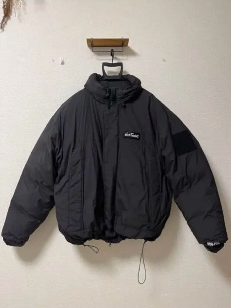 WILD THINGS ブラック ダウンジャケット