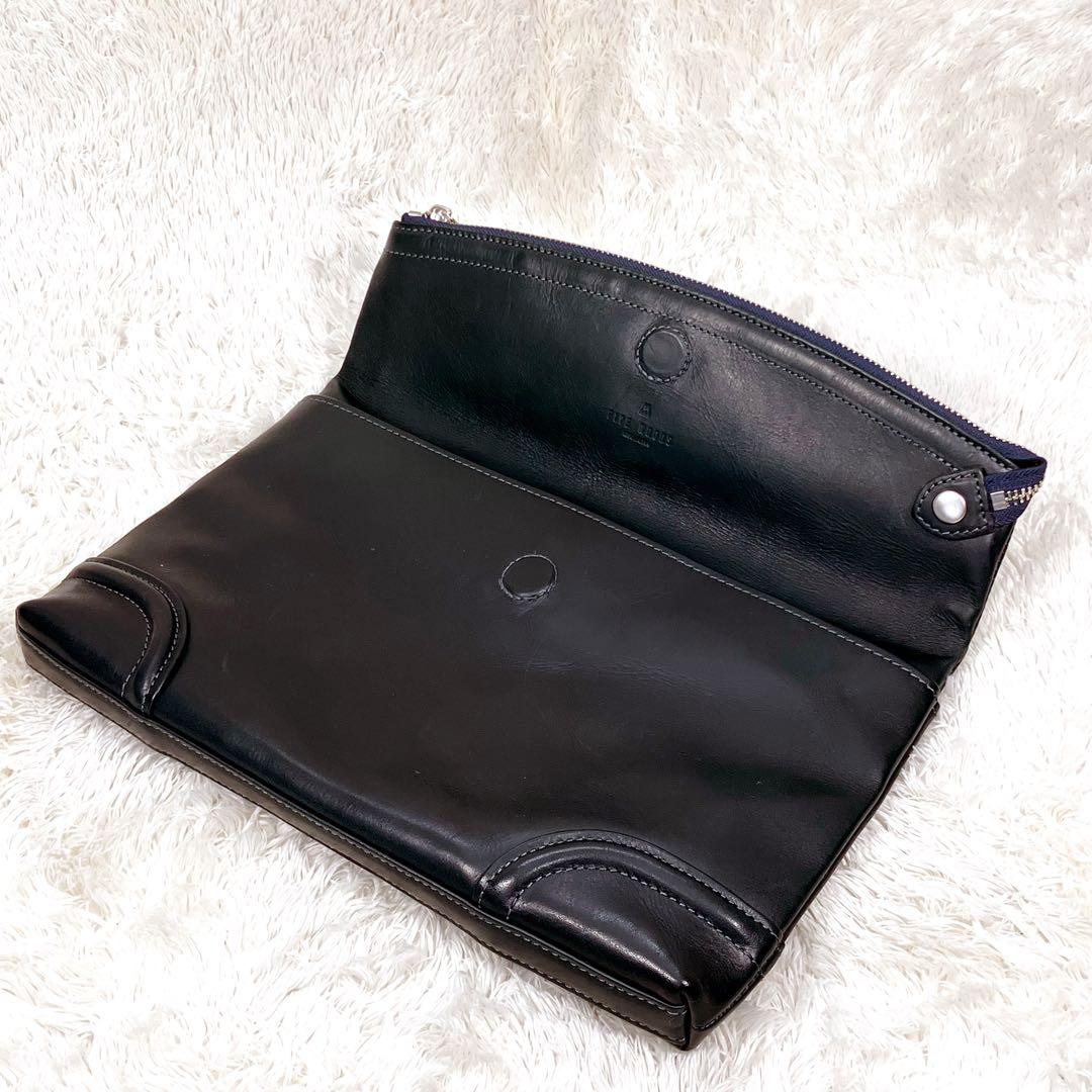 【美品】 ファイブウッズ 2wayクラッチバッグ/ショルダーバッグ プラトウ 黒