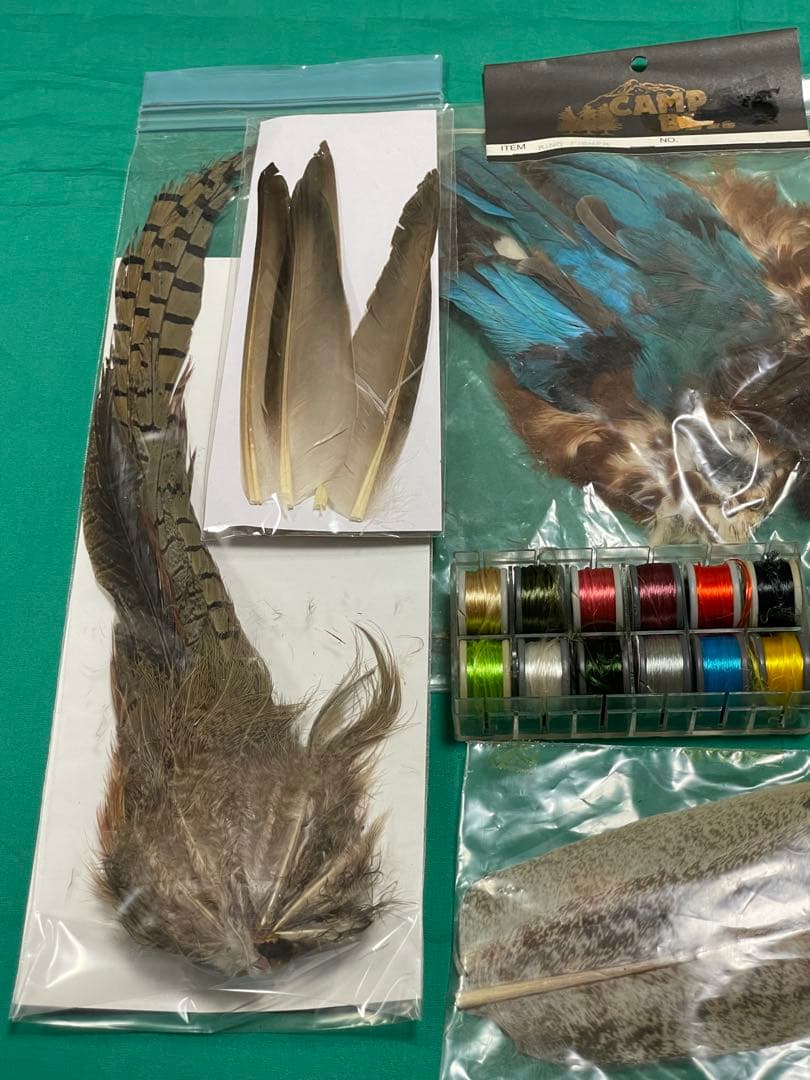 フライフィッシング　フライタイイング　マテリアル　ニンフやウェットフライ用セット