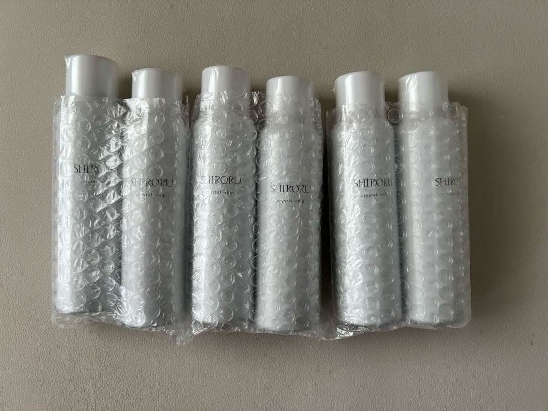 SHIRORU　シロル　クリスタルホイップ 洗顔料 6本セット