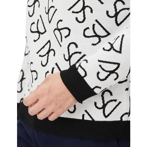 DESCENTE GOLF　クルーネックジャカードセーター　DGMWJL06