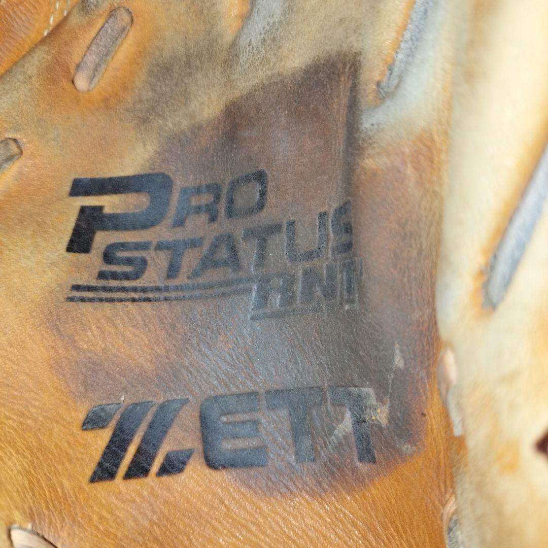 ZETT PROSTATUS 軟式グローブ イエロー　ピッチャー用