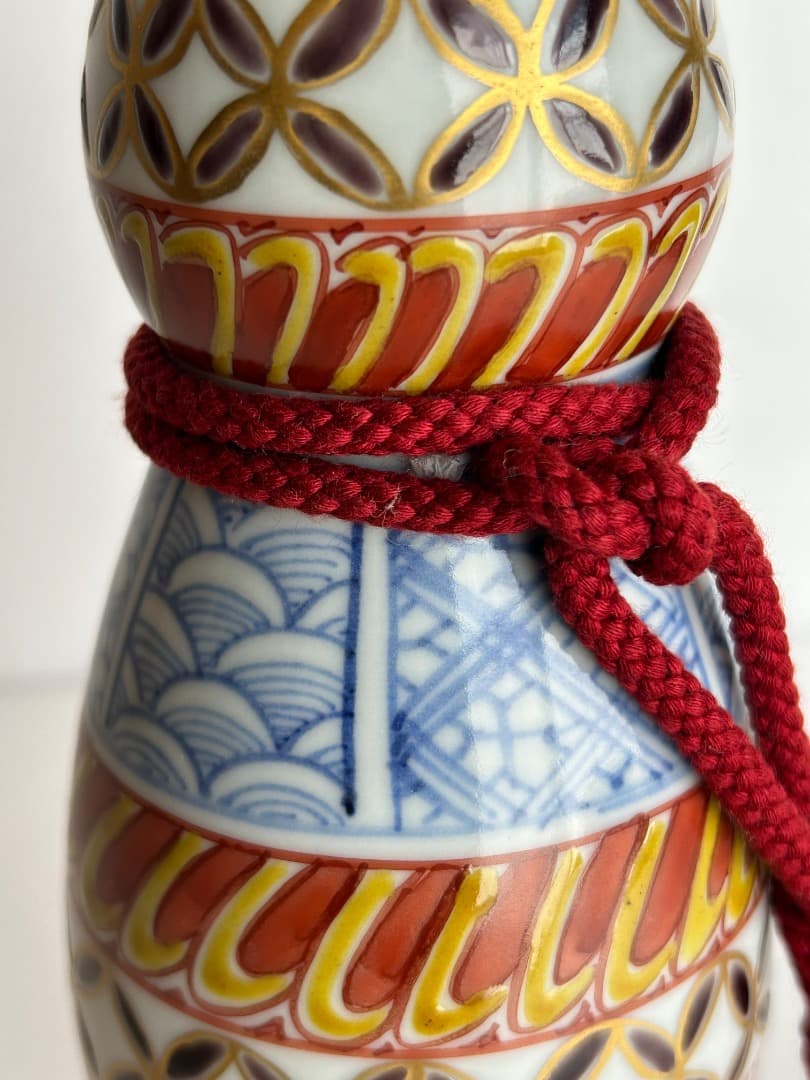 九谷焼 小紋花生 (長谷川紀代)