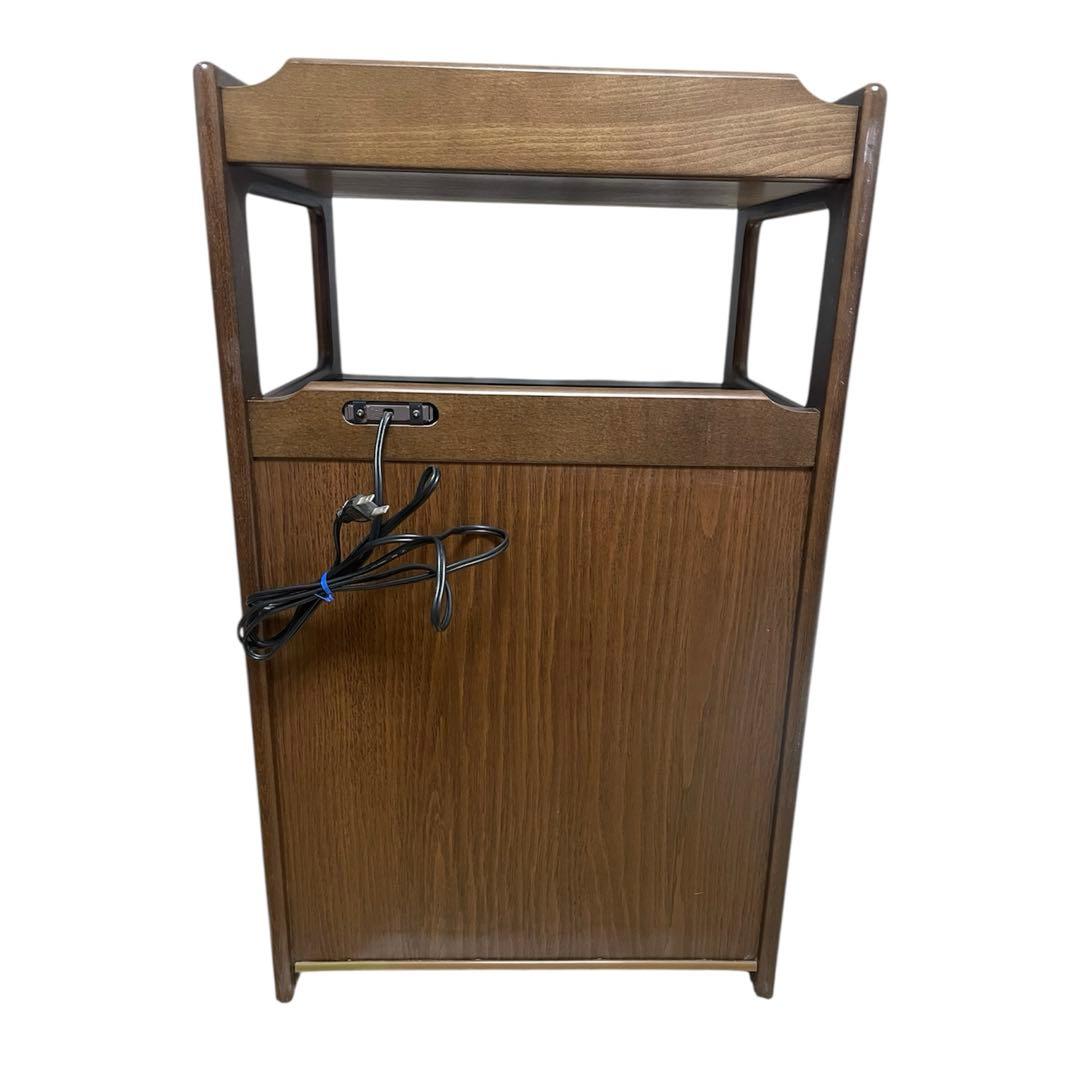 KARIMOKU カリモク　アンティーク家具　電話台　コンセント2口付き！