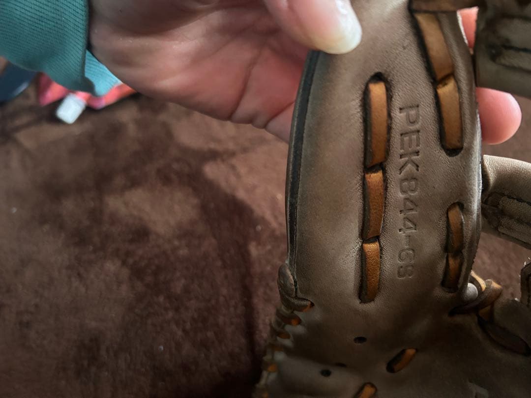 硬式グローブ PEK844-68 キャメル