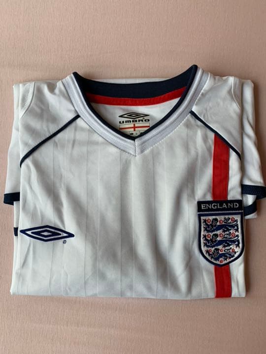 '02 イングランド レプリカユニ'01-'03着用 UMBRO