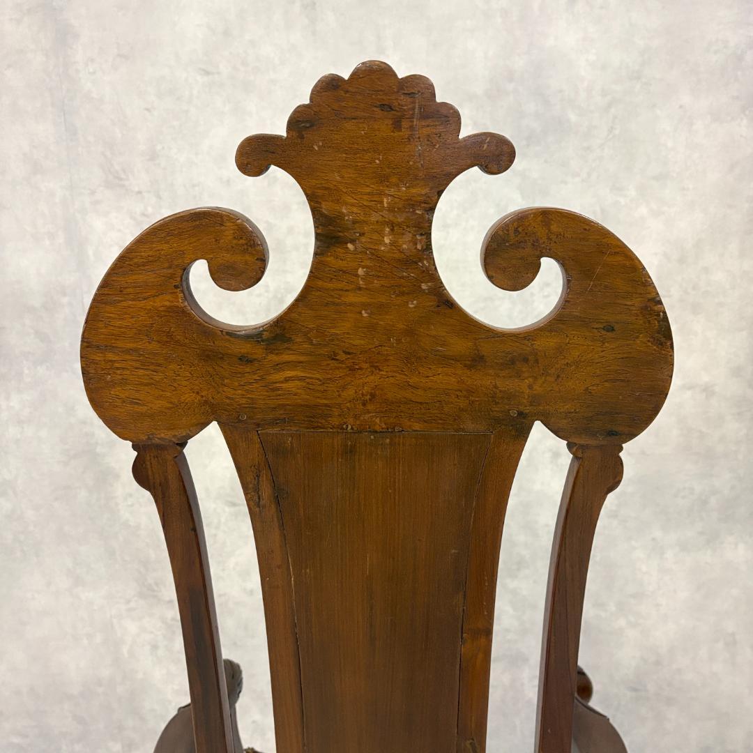 ロココ調 ハイバックアームチェア【A】