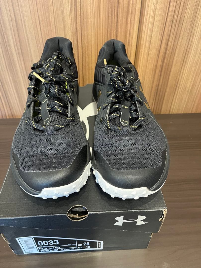 野球UNDER ARMOUR トレーニングシューズ 28cm ブラック