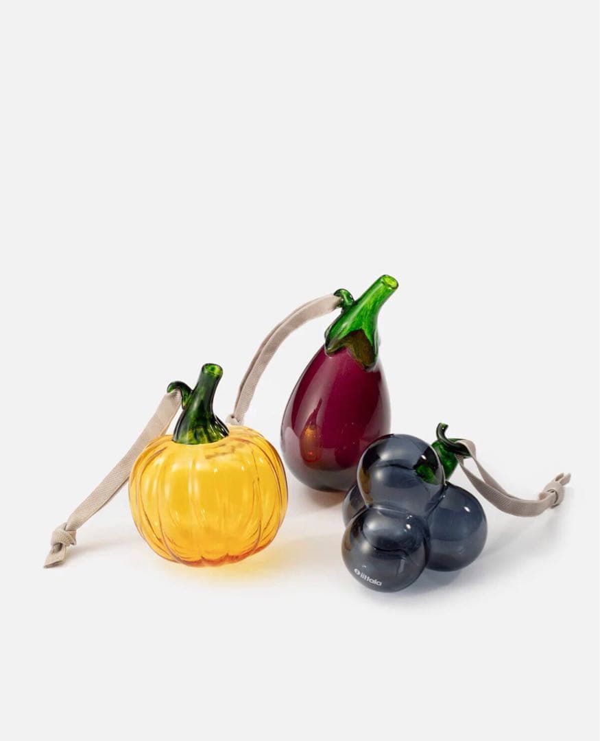 【】 ガラスオーナメント 3個セット 60mm