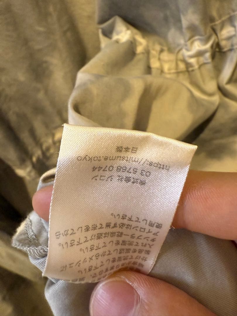 日本製NEW ORDER モッズコート サイズ2 グレー/ブラック男女兼用