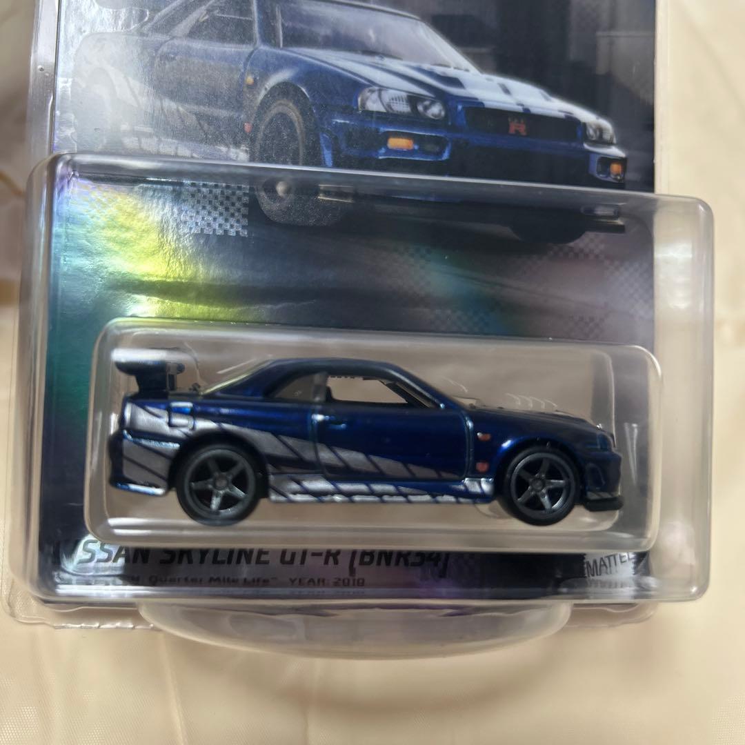 レア HOTWHEELS NISSAN SKYLINE GT-R BNR34