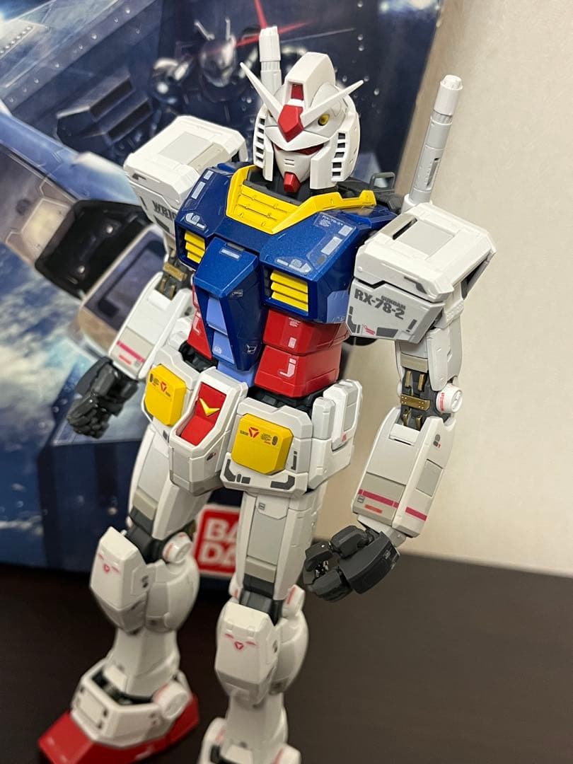 MG RX-78-2 ガンダム 1/100 部分塗装完成品