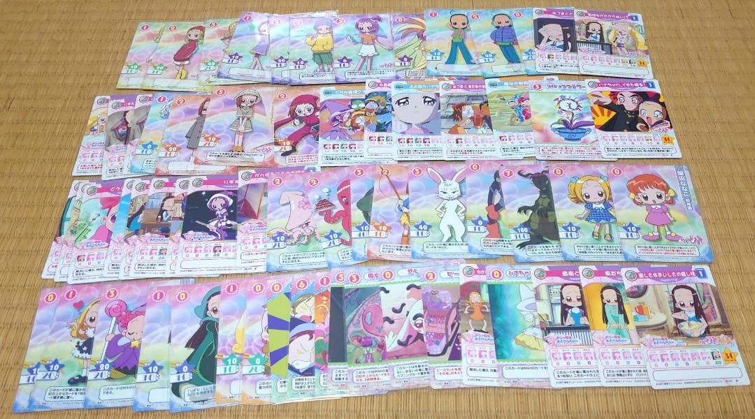 おジャ魔女どれみ　カードゲーム　キラ60枚、ノーマル約450枚まとめセット