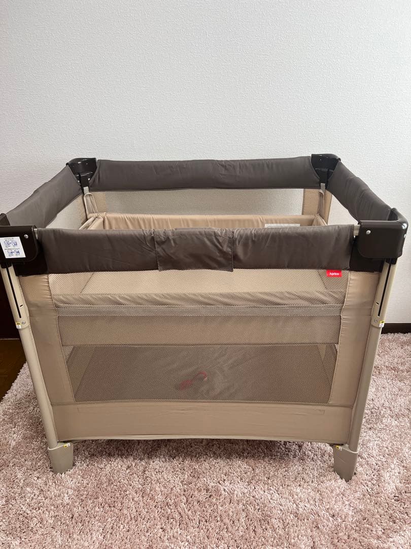 ⭐︎お値下げ　未使用　アップリカ　ココネルエアー　ベビーベッド 折りたたみ　収納袋