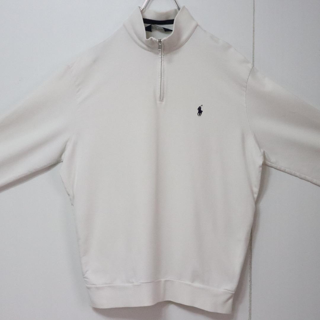 【ハーフジップ】ポロゴルフ ラルフローレン スウェット 刺繍ロゴ ピマコットン