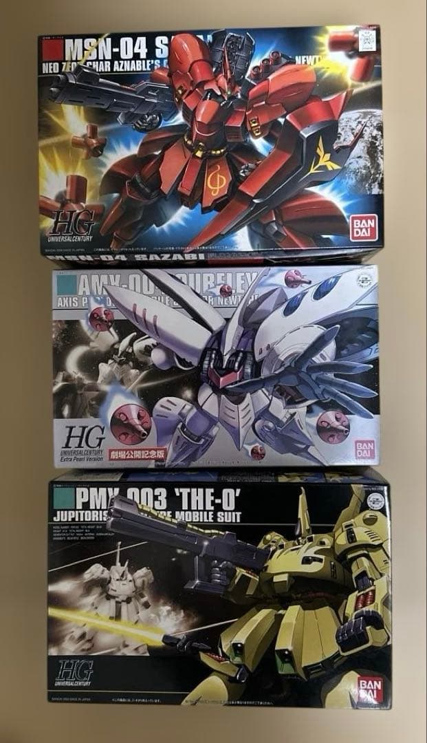 HG 1/144 ジ・オ ＆ キュベレイ & サザビー 3体セット 新品未組立